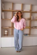 Pink Harris Cardigan