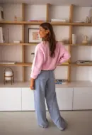 Pink Harris Cardigan