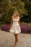 Beige Solene Dress