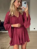 Brick Zora Dress