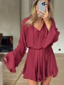 Brick Zora Dress