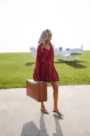 Brick Zora Dress