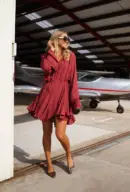 Brick Zora Dress