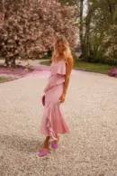 Dusty Pink Romane Dress