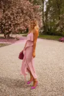 Dusty Pink Romane Dress