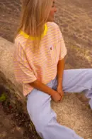 Yellow and Pink Haly T-Shirt