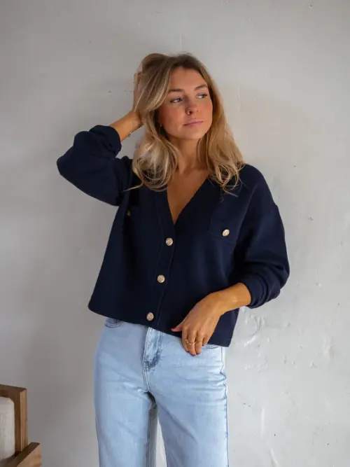 Blue Dara Cardigan
